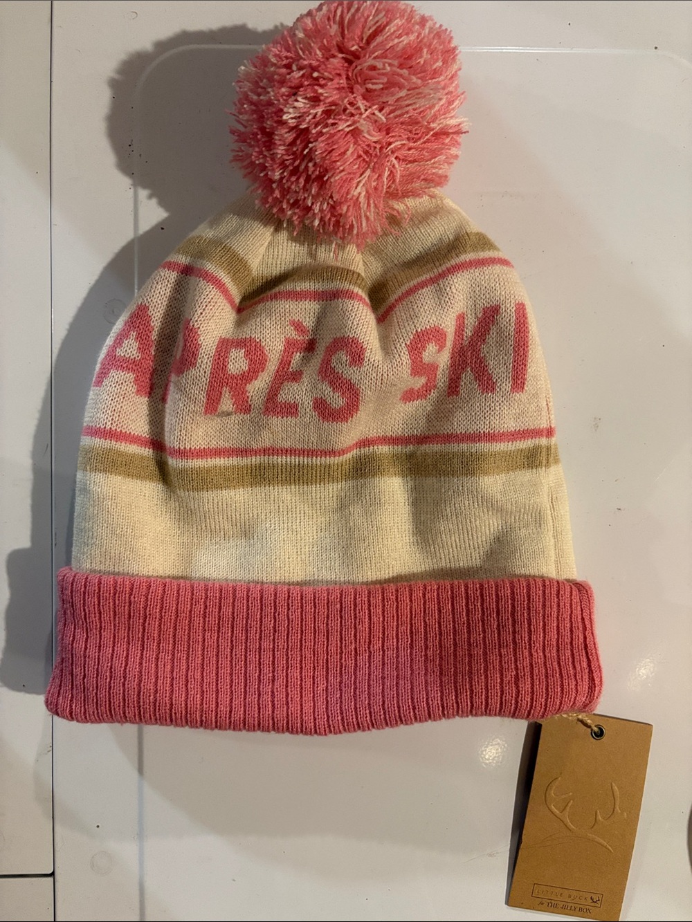 Jilly Box Après Ski Pom Pom Knit Beanie